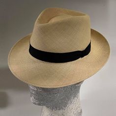 Brand New W/Tags Bailey Of Hollywood Amazing Hat Design Material: 100% Straw Shape: Fedora Made In Usa 100% Genuine Panama Teardrop Crown Beige Curved Brim Panama Hat For Everyday, Classic Short Brim Hat In Natural Color, Classic Hat With Short Brim In Natural Color, Classic Hats With Short Brim In Natural Color, Classic Natural Straw Hat With Flat Bill, Classic Natural Hat With Short Brim, Classic Solid Straw Hat With Short Brim, Casual Fitted Wide Brim Panama Hat, Beige Fitted Casual Fedora