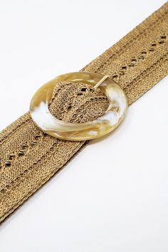 Subcategory: Belt. Style: Boho. Fabric: Crochet. U. 100% Polyester Fabric Crochet, Boho Fabric, Creme Color, Belt Style, Woven Belt, Marble Effect, Estilo Boho, Style Boho, Polished Look