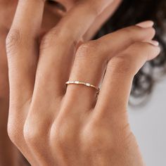 14k Baguette Diamond Dainty Full Eternity – FERKOS FJ Minimal Rings, Layering Diamond Necklaces, Minimal Ring, Silver Diamond Ring, Full Eternity Ring, Baguette Diamonds, Local Jewelry, Delicate Earrings, Baguette Diamond