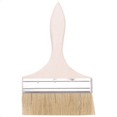 a paint brush with white bristles on it