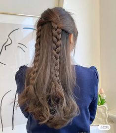 Lion Hairstyle, French Fishtail Braid, French Fishtail, Hairstyle Girl, Boring Hair, Fishtail Braid