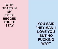 quote, blue, and grunge image • pinterest & instagram - @ninabubblygum • Sayaka Miki, Hey Man, Front Bottoms, Say You, Texts, We Heart It, I Love You, Mattress, Love You