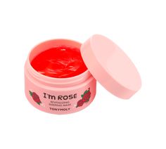 This lightweight gel mask contains 1,000 ppm of natural Rose Extract that not only acts as an anti-inflammatory but will also gradually buff away fine lines and plumpen your skin! Let this spa-worthy mask work its magic while you sleep and wake up with brighter more vibrant skin. Free of Parabens, Alcohol and Talc. size: 100ml Why It's Good Our I Am Wash Off Masks are infused with natural ingredients to target different skin concerns. Paraben-free, alcohol-free and talc-free. Key Ingredients Ros Alat Makeup, Rose Face Mask, Rose Face, Kawaii Fruit, Gel Mask, Tony Moly, Chapped Lips, Sleeping Mask, Anti Aging Skin Products