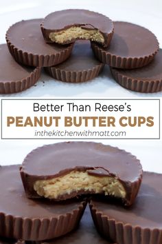 A pile of homemade better than Reese's peanut butter cups on a white plate. Reese’s Peanut Butter Cups, Peanut Butter Cups Homemade, Homemade Reeses Cups, Reese Peanut Butter Cups, Homemade Reeses, I Lost 100 Pounds, Festive Baking