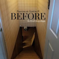 the cover of basement stairway before