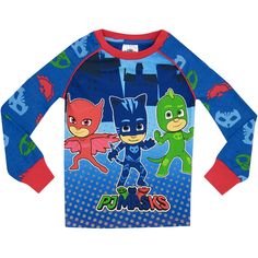 Don't let the boogeyman get you! Keep your kids protected in their Kids PJ Masks Pajamas Set. These pajamas are designed to keep your kids feeling safe at night. The set includes a one-piece pajama with an attached top. It is the perfect gift for all fans of the hit Disney show: PJ Masks! Details : A fun pajama set in vibrant blue featuring a striking print of superheroes Catboy, Owlette and Gekko! 95% Cotton 5% Elastane These full length pjs come with an awesome motif on the arms and legs of th Feeling Safe, The Boogeyman, Disney Shows, One Piece Pajamas, Pajamas Set, Don't Let, At Night, Pajama Set, Pajamas