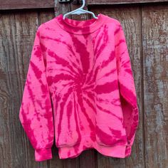 Trendy Tie-dye Sweatshirt For Winter, Casual Pink Fleece Sweater, Trendy Tie Dye Sweatshirt For Winter, Tie Dye Sweatshirt For Winter, Trendy Tie-dye Sweatshirt For Loungewear, Trendy Cotton Tie Dye Sweatshirt, Trendy Tie Dye Sweatshirt For Streetwear, Trendy Tie Dye Cotton Sweatshirt, Trendy Tie Dye Sweatshirt For Loungewear