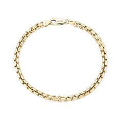 Inspired by divine designs, uniquely created by masters. 4mm wide solid gold chain, handmade for perfection. Perfect addition to your casual and smart casual outfits. Elegant and impressive Box Chain Bracelet in solid gold. 
Solid gold box chain to create a modern design
14K Solid gold 
Chain Width: 4 mm or 2.5 mm
Lobster clasp
100% Handmade in England
This product comes with the Certificate of Authentication and with Iconic Atolyestone Gift Box.
Custom Made: Dispatching 5-8 Business days. If it is for a special day and you need it earlier than our estimated dispatch times, please let us know. Anchor Bracelet, Solid Gold Chains, Skull Bracelet, Gold Box, Smart Casual Outfit, Minimalist Bracelet, Gold Bangle Bracelet, Braided Bracelets, Gemstone Bracelets