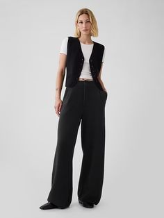 CashSoft Pleated Trousers | Gap Womens Matching Sets, Pleated Trousers, Matching Sets, Favorite Color, Cashmere, Cotton Blend, Trousers, Color