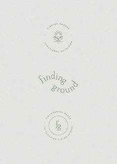 the front and back cover of finding ground, with an image of a bird on it