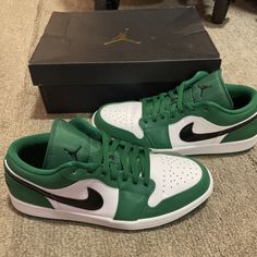 ad eBay - Find many great new & used options and get the best deals for Size 11.5 - Jordan 1 Low Pine Green 2020 at the best online prices at eBay! Free shipping for many products! Air Jordan Pine Green, Air Jordan 1 Low Gs Green Toe, Jordan 1 Low Emerald, Jordan 1 Low Pine Green, Air Jordan 1 Low Green, Jordan 13 Retro, Jordan 13, Pine Green, Jordan 1 Low