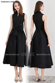 Vintage Black High Collar Party Dress Tea Length Sleeveless Ref#BLS97011 at GemGrace. #HomecomingDresses Shop now to get $10 off. Pro custom-made service for wedding dress, formal dress. View Homecoming Dresses,Wedding Guest Dresses,Black Homecoming Dresses for more ideas. Click to shop now! #BuyableHomecomingDresses Elegant Black Sleeveless Dress For Party, Black A-line Sleeveless Dress For Party, Black Sleeveless Evening Dress For Spring, Black Sleeveless Formal Dress, Elegant Black Sleeveless Formal Dress, Black Sleeveless Knee-length Cocktail Dress, Elegant Black Sleeveless Evening Dress, Black A-line Sleeveless Dress For Formal Occasions, Black Sleeveless A-line Dress For Formal Occasions