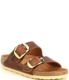 Shop for Birkenstock Women's Arizona Oiled Leather Big Buckle Slide Sandals at Dillard's. Visit Dillard's to find clothing, accessories, shoes, cosmetics & more. The Style of Your Life. Birkenstock Big Buckle, Shoe Wishlist, Birkenstock Women, Birkenstock Shoes, Camel Color, Womens Sandals Flat, Dillard's, Sock Shoes, Sandal Espadrille