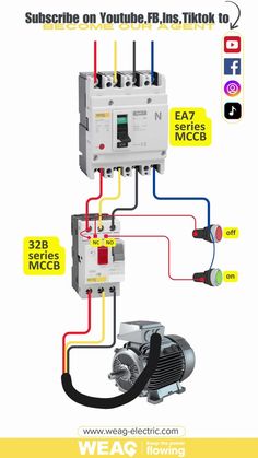 an electrical wiring diagram with various types of wires