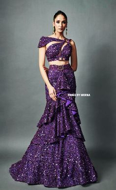 Purple Reception Dress, Baju Kahwin, Anarkali Dress Pattern, Gowns Dresses Elegant, Cocktail Outfit, Bridal Dress Fashion