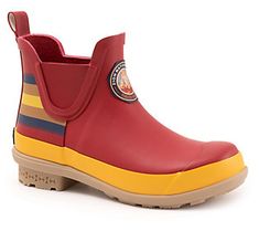 Add a splash of fun to your rainy days with the puddle-proof Zion NP Chelsea rubber boot, featuring a bold striped accent and an interior that keeps feet feeling cozy. From Pendleton. Chelsea Rain Boots, Rubber Boot, Rainy Days, Rain Boots, Fashion Shoes, Chelsea, Shoe Boots, Boots, Chelsea Fc