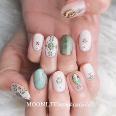 Nails Grunge, Boho Nails, Nagellack Trends, Simple Nail Art Designs, Design Nails, Shellac Nails, Spring Nail Art, Nail Art Inspiration, Easy Nail Art