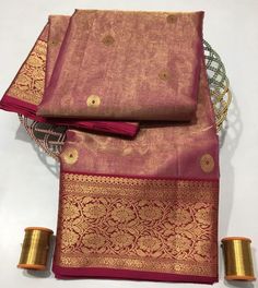 1.this is beautiful pure royal rajwari  nakshi tissue chanderi silk sari with meenakari butti with running blouse piece 2.this sari is 5.5 mt length  3.this is a very elegant looking saei for all occasions like weddings and other formal events  4.fall n pico is complimentary  5.blouse can be made as per the requirements of the clients with proper measurements.stiching charges will be extra  6.plz check the availability of the sari before placing the order Designer Paithani Silk Pre-draped Saree For Festivals, Festival Paithani Silk Pre-draped Saree With Cutdana, Bollywood Style Tussar Silk Pre-draped Saree With Motifs, Traditional Tussar Silk Pre-draped Saree, Chanderi Pre-draped Saree With Motifs For Puja, Katan Silk Pre-draped Saree With Zari Weaving For Navratri, Raw Silk Traditional Wear With Pallu For Navratri, Chanderi Saree With Cutdana, Designer Handloom Pre-draped Saree For Festivals