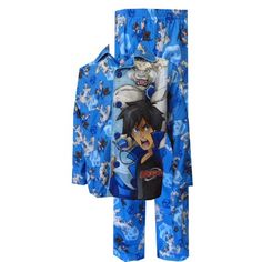 Lock, get 'em! These brushed poly long sleeve pajamas for boys feature Chase and his Monsuno, Lock on their crusade to chnage the world. Button front styling and all over print elastic waist pant make this classically styled pajama a sure winner. These garments are flame resistant. Size: 4-5.  Color: Blue.  Gender: male.  Age Group: kids. Pajamas For Boys, Blue Pajamas, Boys Pjs, Long Sleeve Pajamas, Disney Toddler, Coupon Organizer, Coupon Card, Coupon Template, Kim Deal