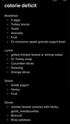 #healthydinnerrecipes #healthymealplans #healthyliving Work Out Diet, Good Calorie Deficit Foods, Cal Deficit Meal Plan, How To Eat Healthier For Beginners, Lost Weight Meals, What To Eat After 8 Pm, Deficit Meal Plan, Balanced Daily Meal Plan, Healthy Recipes For Calorie Deficit