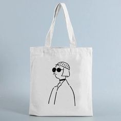 Girl Print Canvas Shopping Tote Bag Gift for Student Friend Reusable Shopper Bag Women Fashion Travel Eco Bags Female Cloth Bag Eco Bags, Bag Women Fashion, Cute Wallets, Eco Bag, Cloth Bag, Messenger Bag Men, Designer Shoulder Bags, Money Bag, Shopping Tote Bag