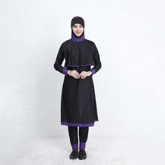 Dive into the waves with our Burkini Muslim Black Swimsuit. This modest yet fashionable swimwear offers freedom of movement and full coverage, making it the perfect choice for a day at the beach or by the pool. Swimsuit Modest, Fashionable Swimwear, Modest Swimsuits, Freedom Of Movement, Black Swimsuit, Swimwear Fashion, Modest Fashion, Women Swimsuits, Bathing Beauties