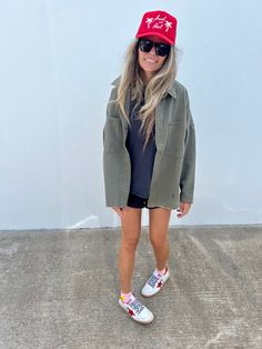 Oversized Denim Shirt Shacket- Lapel collar- Long cuffed sleeves- Front patch pocket- Washed effect Oversized Denim Shirt Outfit, Denim Shacket Outfit, Denim Shirt Outfit, Shacket Outfit, Denim Shacket, Oversized Denim Shirt, Kelly Green, Lapel Collar, Cuff Sleeves