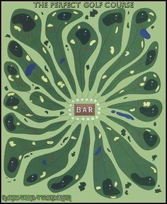 the perfect golf course by bar