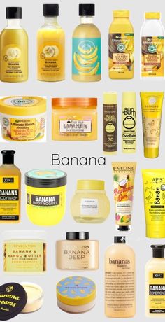 Banana Shampoo, Coconut Shampoo, Shimmer Body Oil, Tropical Scent, Dry Shampoo Hairstyles, Body Hygiene, Shower Skin Care, Body Care Products