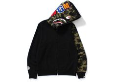 Bape Sweater, Bape Shark Hoodie, Bape Shirt, Underground Clothing, Bape Shark, Bape Hoodie, Shark Hoodie, Bathing Ape, Zip Up Hoodies