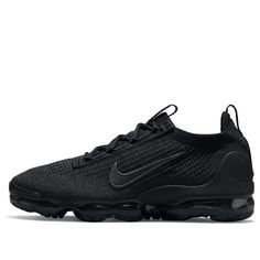 Nike Air VaporMax 2021 Flyknit Triple Black Marathon Running Shoes/Sneakers Nike Air Vapormax 2021 Fk, Basket Noir, Nike Air Vapormax Flyknit, Plastic Heels, Mens Nike Shoes