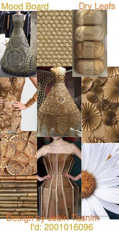 the collage shows different types of items made out of bamboo and other materials that have been