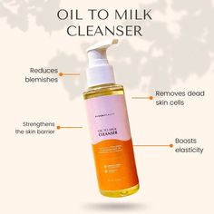 klean beauty Milk Cleanser, Almond Oil, Dead Skin, Skin Cells, Vitamin E, Vitamins, Beauty