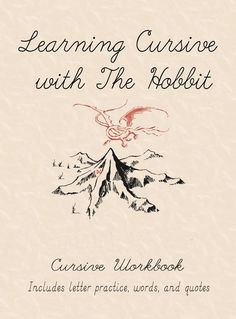 cursive handwriting practice Charlotte Mason Copywork, Hobbit Handwriting, Homeschool Book Report, Charlotte Mason Quotes, Homeschool Workbooks, Homeschool Handwriting, Script Practice, Notebooking Homeschool, Write Cursive