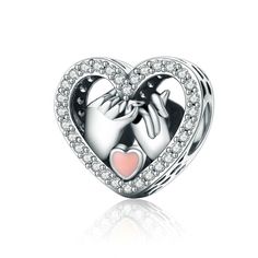 Promise For Love Heart Beads fit Bracelet & Necklaces 100% Authentic 925 Sterling Silver Charms Fits European Pandora Charm Bracelet 925 Sterling silver charm the promise bead pendant fits Pandora charm and European charm bracelet Item specifics Item Type:Beads Fine or Fashion:Fashion Item Shape:Heart Shape Material:Crystal Model Number:SCC167 Item Weight:2.8g Material:925 Sterling Silver Occasion:Wedding, Engagement, Anniversary ------------------------------------ Shipping : 15 - 35 busine Promise Bracelet, Diy Jewelry Gifts, Women Bracelets, Bracelet Pandora, Diy Charm Bracelet, Pandora Bracelet Charms, Love Charms, Diy Schmuck, Silver Pendants