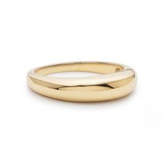 The perfect minimal cigar band ring, just like the Maya it is a classic dome style ring. Its simplicity makes for a great everyday piece to wear. Its simple design complements the rest of the Cloud Lustre collection perfectly. Made in New York City Made to order, please allow 5-10 business days for production Classic Dome Ring With Smooth Finish, Modern Adjustable Stackable Dome Ring, Classic Adjustable Midi Rings With Thick Band, Classic Thick Band Midi Rings For Everyday, Modern Adjustable Dome Ring For Everyday, Everyday Polished Dome Ring, Classic Adjustable Thick Band Midi Rings, Adjustable Classic Thick Band Midi Rings, Minimalist Oval Wide Band Ring With Polished Finish