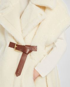 Max Mara cape in alpaca virgin wool and silk     Spread collar     Cape sleeves     Belted waist     Side slash pockets     Professional cleaning recommended    Made in Italy Elegant Alpaca Outerwear For Fall, Elegant Alpaca Outerwear For Winter, Belted Cape, Wool Cape, Cape Sleeves, Cape Coat, Leather Cap, Mens Fall, Professional Cleaning