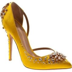 Yellow Heels, Fab Shoes, Chic Chic, High Shoes, Mellow Yellow