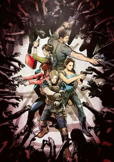 Resident Evil Manga, Resident Evil Anime, Island Wallpaper, Resident Evil Village, Umbrella Corporation, Horror Artwork