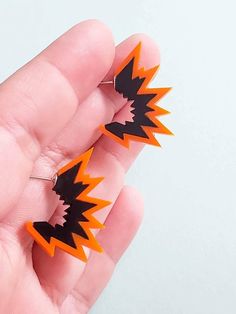 Bakugo Earrings | Kirishima Earrings | My Hero Academia - Pop Pastel Bakugo Earrings, Bakugou Earrings, Mha Clothes, Boy Earrings, Orange Clothes, Anime Fire, Fire Earrings, My Hero Academia Merchandise, Bakugo Katsuki Fanart Cute