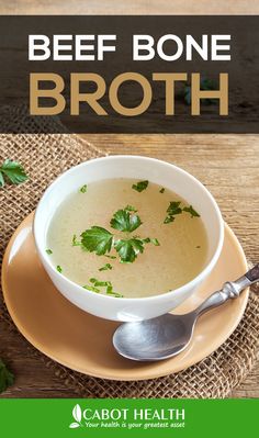 Nutritious beef bone broth recipe | Cabot Health Benefits Of Bone Broth, Broth Diet, Bone Broth Diet, Fasting Recipes, Acupuncture Benefits, Point Acupuncture, Beef Bone Broth, Candida Diet, Beef Bones