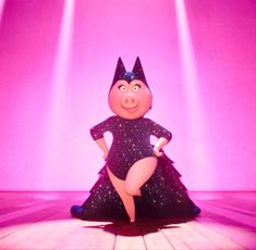 Sing 
Sing 2016 
Sing movie 
Rosita sing
Animated character 
Illumination studios 
Illumination entertainment Sing Movie Characters, Peppa Pig Cartoon, Mom Characters, Illumination Sing, Movie Animation, Sing Movie, Pig Costumes, Sing 2, Pig Character