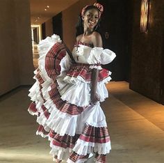 Trinidad Traditional Dress, Carribean Traditional Outfits, Traditional Trinidad Clothing, Brazilian Cultural Clothing, Haitian Culture Outfit, Traditional Carribean Clothing, Caribbean Traditional Dress, Brazilian Outfits Traditional, Brazilian Dress Traditional