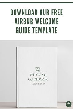 Want to add a welcome guide to your Airbnb? Download our free template and use it for your listing. Airbnb Binder Template, Welcome Binder For Airbnb, Airbnb Book Template Free, Airbnb Co Hosting