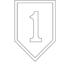 the number one logo in black and white