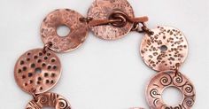 Washer Bracelet, Washer Jewelry, Hardware Jewelry, Copper Jewellery, Trendy Bracelets, A Bracelet, Jewelry Making Tutorials, Bracelet Tutorial