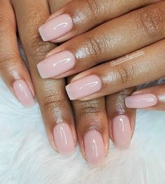 Short Classy Nails, Natural Nails Manicure, Natural Acrylic Nails, Simple Gel Nails, Work Nails, Short Acrylic Nails Designs, Neutral Nails, Girls Nails, Elegant Nails