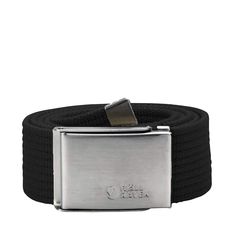 PRICES MAY VARY. Material: acrylic, metal Style: flip top Closure: flip closure Width: 4cm (1.6in) Activity: casual, hiking Made with Fjallraven's trusted quality, the Canvas Belt is a reliable everyday staple that will serve us well for many year to come. Canvas Belt, Metal Trim, Belt Black, Mens Golf, Metal Style, Black Belt, Canvas Fabric, Belts, Mens Accessories