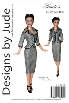 an image of a woman's dress and jacket sewing pattern