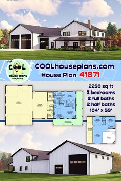 two story house plan with 3 bedroom and 2 bathrooms for sale in columbus, indiana